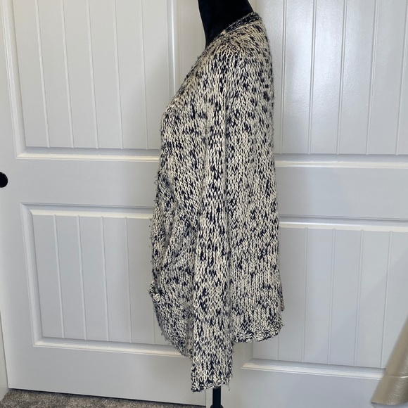 POL Cardigan Long Sleeve Speckled Sweater - Picture 4 of 8
